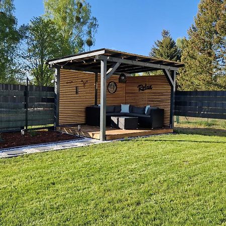 Ferienhaus Seeoase - 70Qm - Kamin -Terrassen - Parkplatz - Badestelle Fusslaeufig Joachimsthal Exterior foto